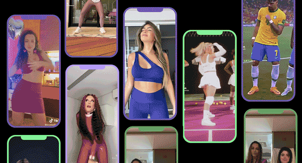 As dancinhas do TikTok estão em todos os lugares